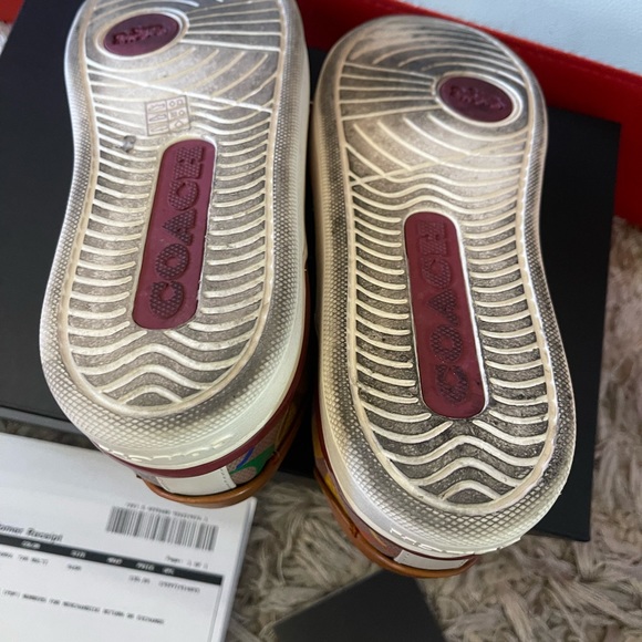 Coach Lowline Coated Canvas Low Top Sneaker Woman size 37 - Picture 7 of 7